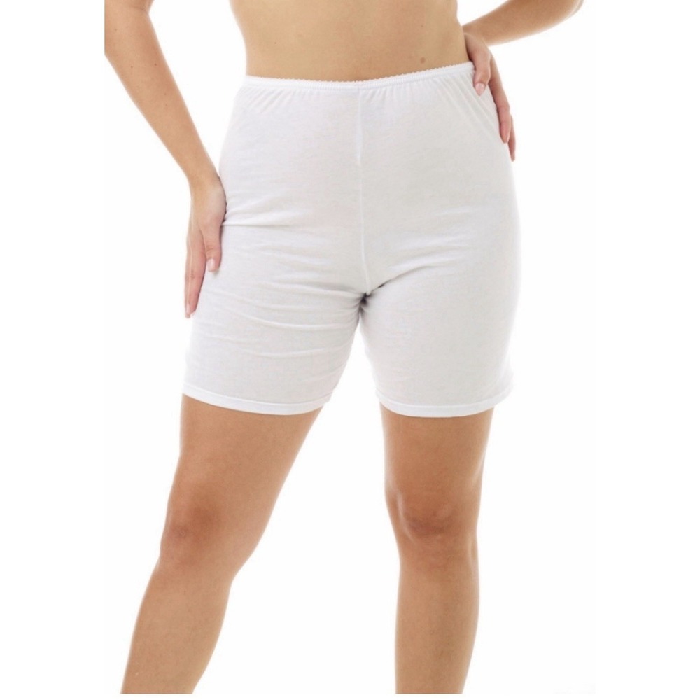 Underworks Womens Cotton Boxers Underwear Sz 3X Plus White Lot‎ Of 3 USA NEW